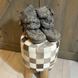 Uggs Knit Grey Long Boots